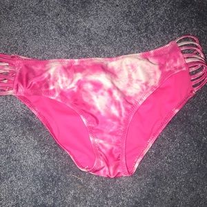 Pink Tye Dye Bikini Bottoms
